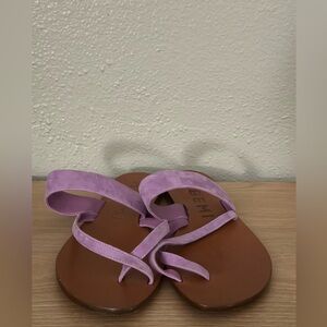 M. GEMI Medio Flat Lavender Sandal Size 38